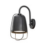Perugia - Utevägglampa, B26,5 H38 cm - Svart