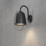 Perugia - Utevägglampa, B26,5 H38 cm - Svart