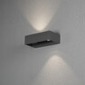 Monza - Utevägglampa, B21 H6 cm - Grå