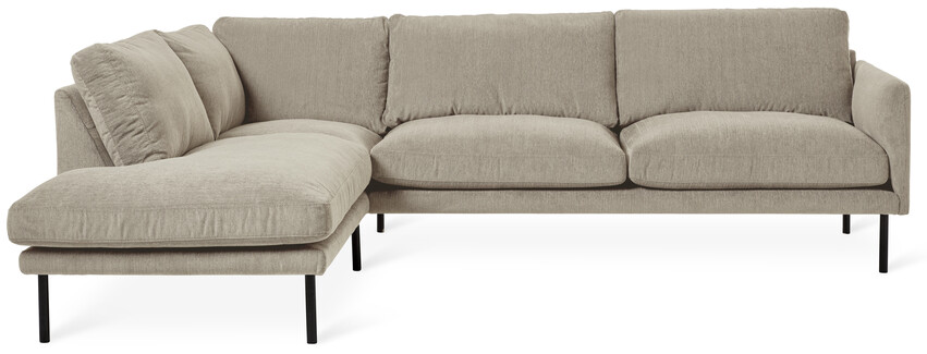 Rialto - 3-sits soffa med divan vänster - Beige