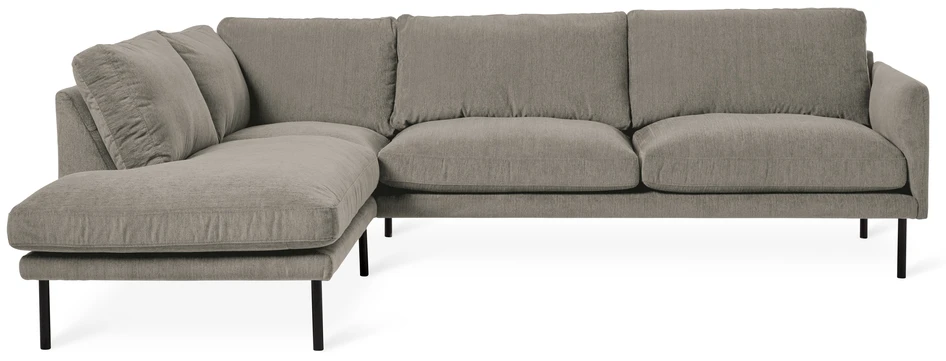 Rialto - 3-sits soffa med divan vänster - Beige