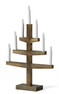 Trapp - Adventsljusstake 7-arm - Brun