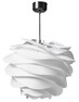 Carmina - Taklampskärm, Ø48 H36 cm - Vit