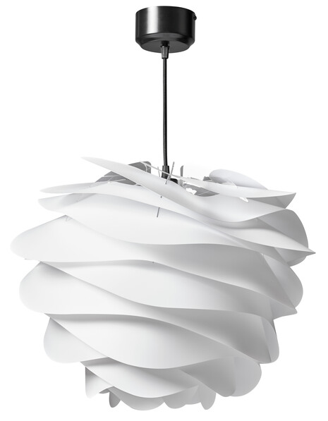 Carmina - Taklampskärm, Ø48 H36 cm - Vit