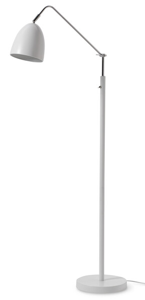 Ted - Golvlampa, H140 cm - Vit