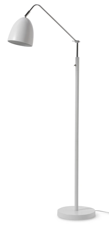 Ted - Golvlampa, H140 cm - Vit