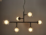 Malcolm - Taklampa, L80 H40 cm - Svart