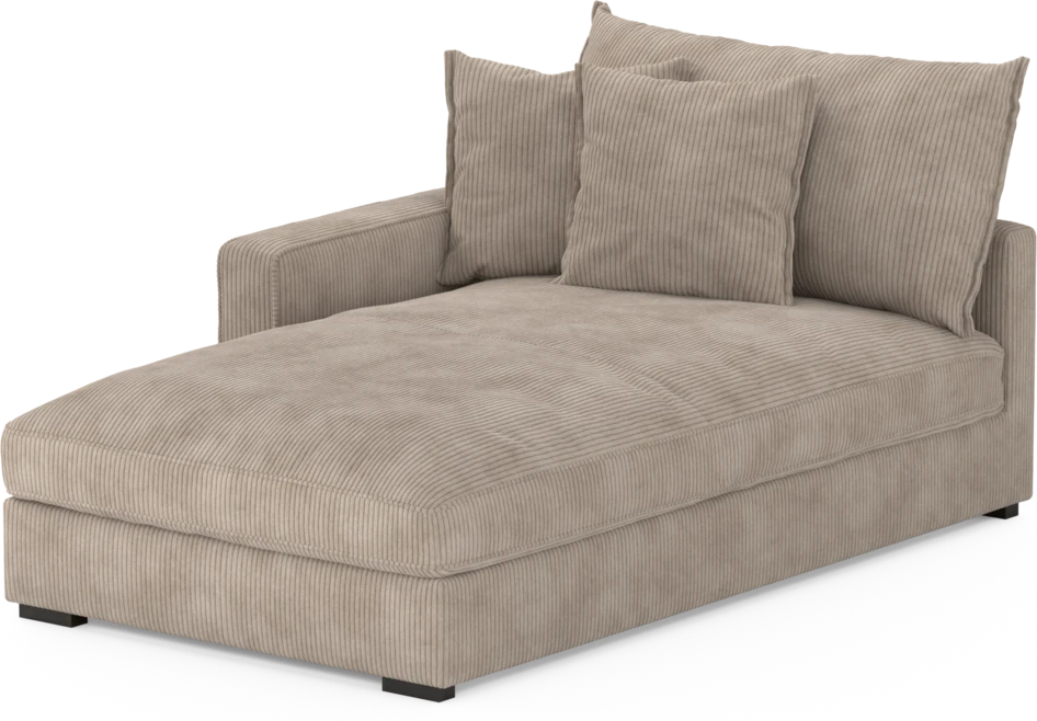Rossi - Schäslong höger - Beige