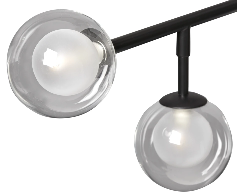Malcolm - Taklampa, L80 H40 cm - Svart
