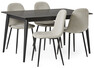 Marvin - Matgrupp med 4 stolar Tracy - Beige