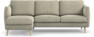 Madison Lux - 2-sits soffa med schäslong vänster - Beige