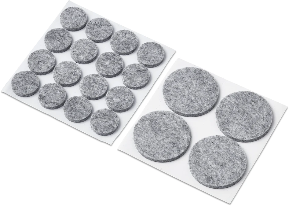 Värna - Möbeltassar, 20-pack - Grå