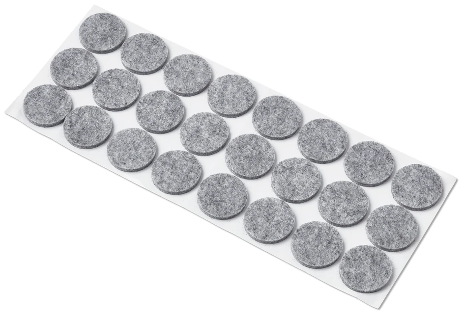 Värna - Möbeltassar, 24-pack - Grå