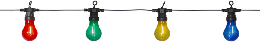 Circus - Uteljusslinga, L 4 m - Flerfärgad