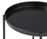 Kajsa - Brickbord, Ø 51,5, H 44 cm - Svart