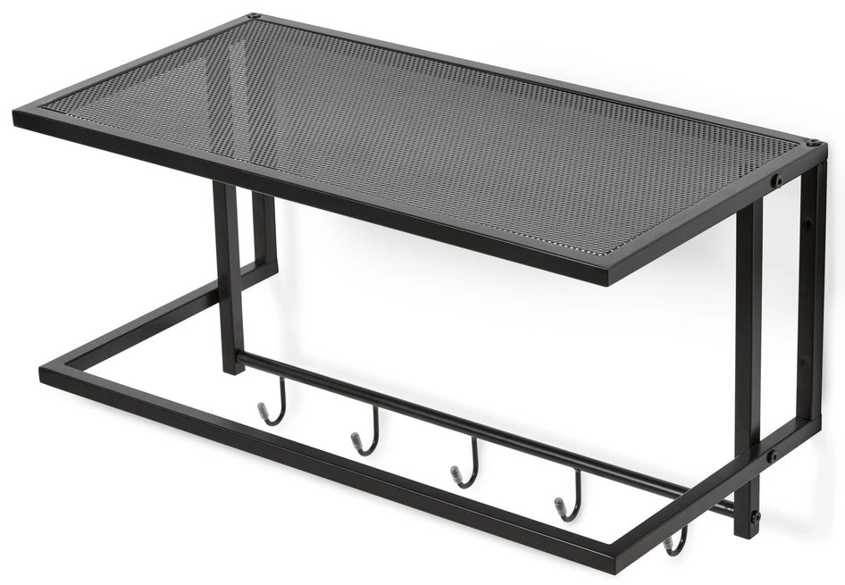 Stina - Hatthylla, B 60 cm - Svart
