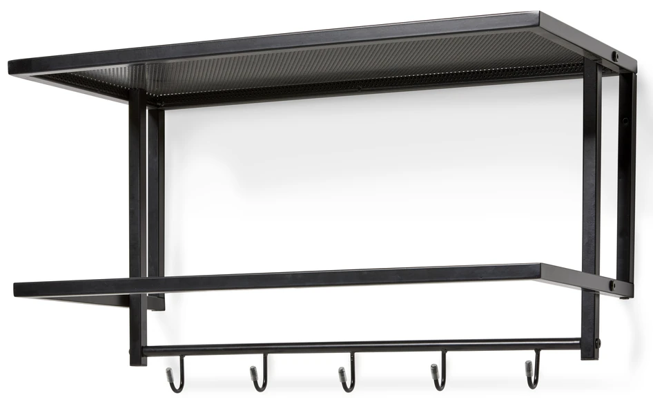 Stina - Hatthylla, B 60 cm - Svart