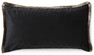 Velvet Frans - Kuddfodral, 50x90 cm - Svart