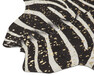 Zebra Gold - Konstfäll - Svart
