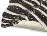 Zebra Gold - Konstfäll - Svart