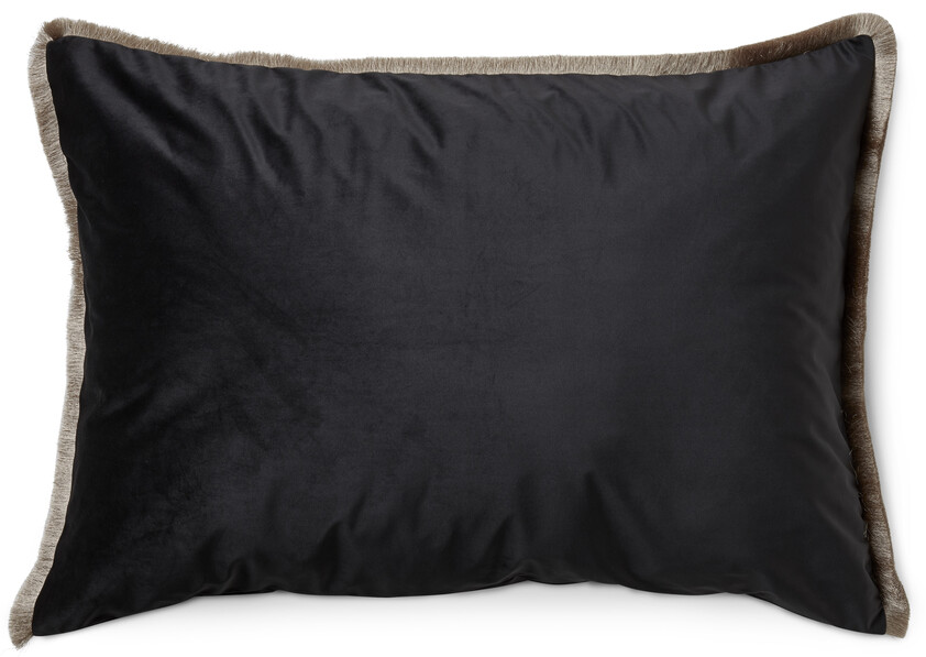 Velvet Frans - Kuddfodral, 70x100 cm - Svart
