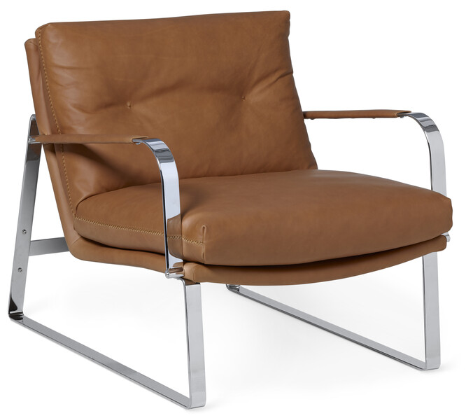 Shabby - Fåtölj - Brun