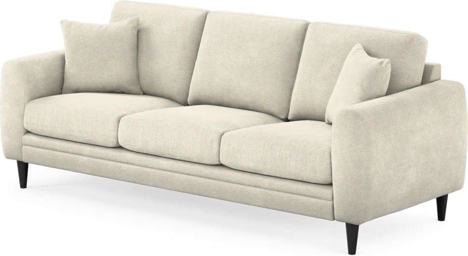 Eden - 3-sits soffa - Vit