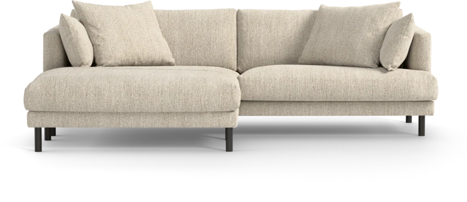 Harper - 4-sits med schäslong XL vänster - Beige
