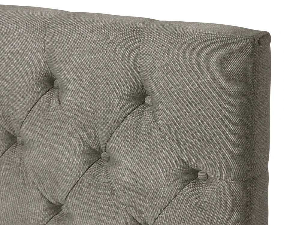 Särö pikerad XL - Sänggavel, 90-210 cm - Brun