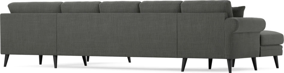 Eden - 3-sits soffa med schäslong vänster och divan höger - Grå