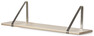Axel - Vägghylla, 80x21x21 cm - Beige