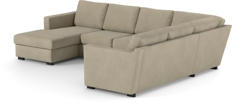 Friday - Hörnsoffa, 3+2-sits med schäslong vänster - Beige