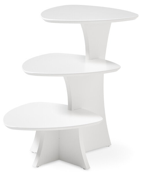 Anne - Sidobord, B 40, H 60 cm - Vit