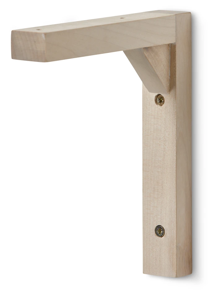 Living - Konsol till vägghyllplan, 2-pack, 3x19x17 cm - Beige
