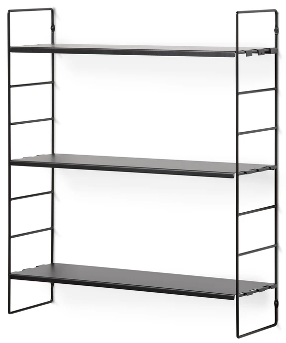 Wera, Vägghylla byggbar med 3 hyllplan, 60x18x69,4 cm