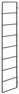 Wera - Konsol till vägghyllplan, D 18, H 69,4 cm - Svart
