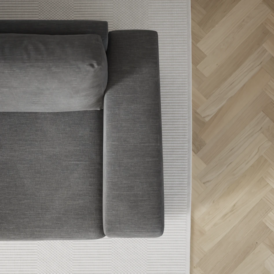 Friday - 2,5-sits soffa med divan höger - Grå