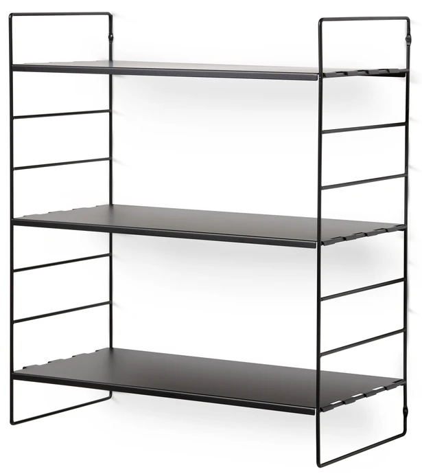 Wera, Vägghylla byggbar med 3 hyllplan, 60x30x69,4 cm