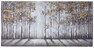 Tree Shadows - Tavla, 140x70 cm - Grå