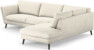 Madison Lux - 3-sits soffa med divan höger - Vit