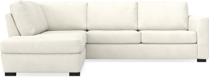 Friday - 2,5-sits soffa med divan vänster - Vit