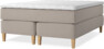 Delux Exclusive - Kontinentalsäng, dubbelsäng med bäddmadrass - Beige