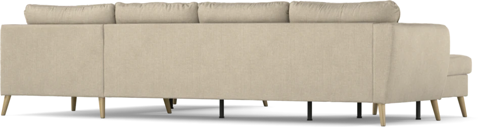 County - Hörnsoffa, 3+2-sits med schäslong vänster - Beige