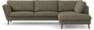 Madison Lux - 3-sits soffa med divan höger - Brun