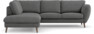 Madison Lux - 2-sits soffa med divan vänster - Grå