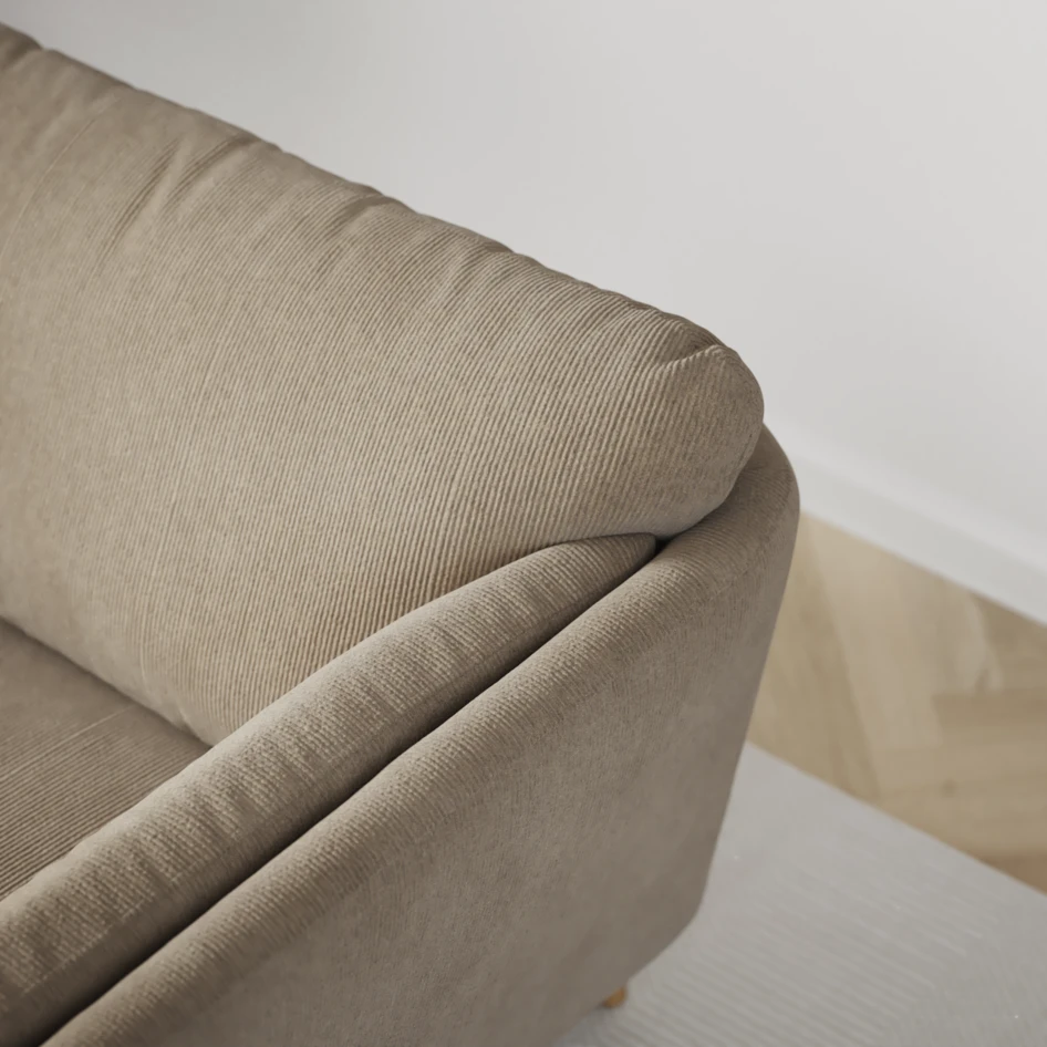 Madison - 2-sits soffa med divan vänster och schäslong höger - Beige