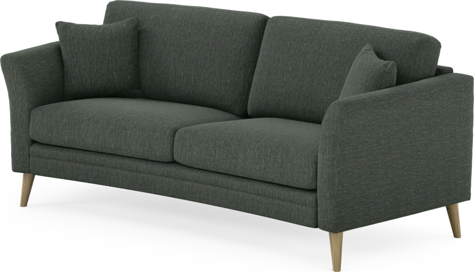 Eden - 2,5-sits soffa svängd - Grön