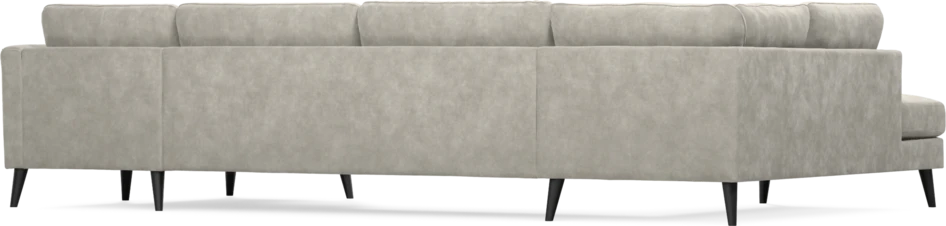 Bridge - 3-sits soffa med divan vänster och schäslong höger - Grå