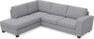 Friday - 2,5-sits soffa med divan vänster - Grå