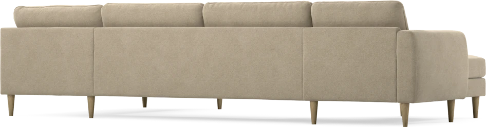 Bridge - 3-sits soffa med schäslong vänster och divan höger - Beige